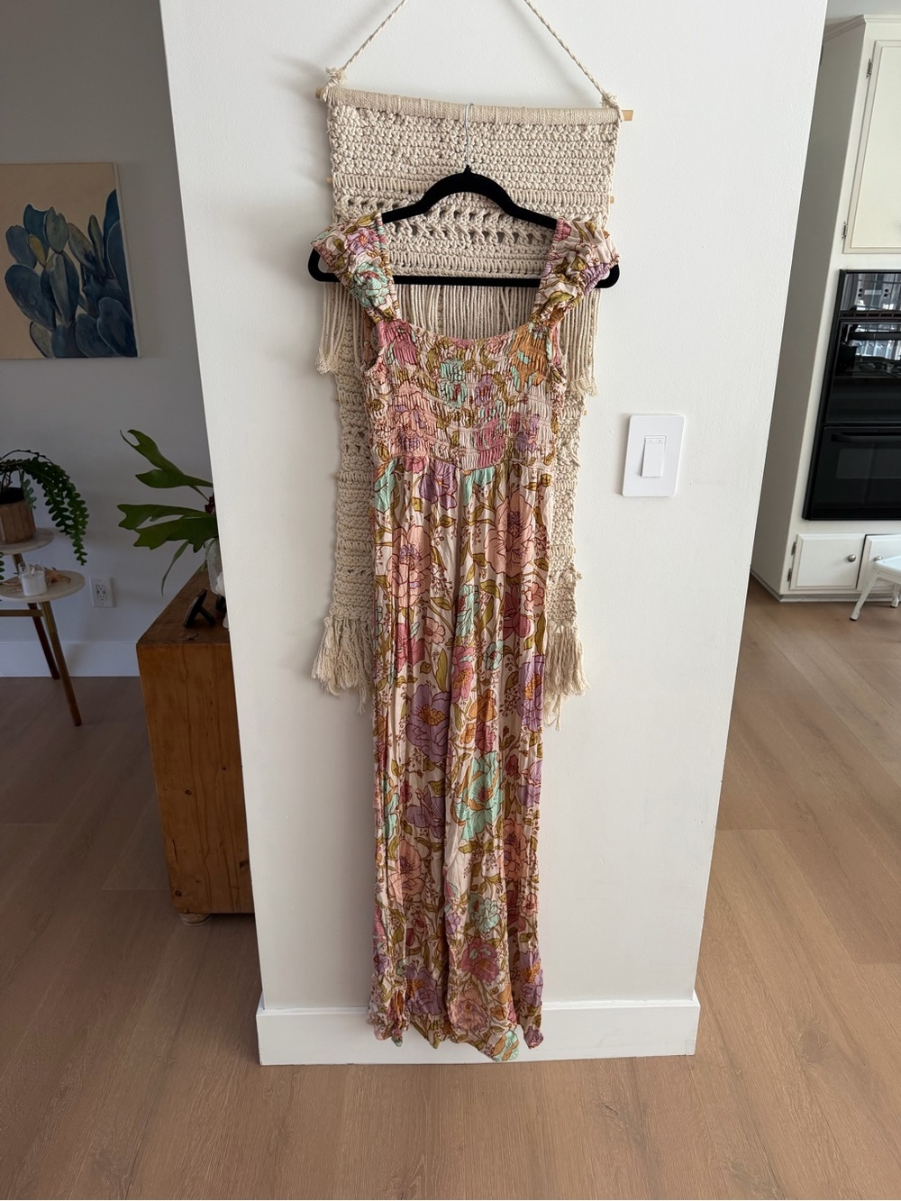 Free People Rolling Hills Floral Wide-Leg Jumpsuit - Picture 9 of 9
